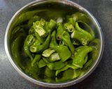 ひんやり！万願寺唐辛子の旨味◎な焼煮浸し作り方1写真