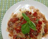 トマト・バジル・アンチョビの冷製パスタ作り方10写真