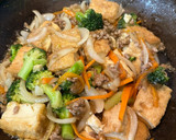 合挽肉と厚揚げの中華風炒め作り方5写真