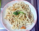 手抜きごはん❤なめ茸とちくわの焼きうどん作り方7写真