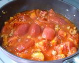 ズッキーニとお肉のトマト炒め作り方5写真