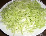 レンジでお好み焼き風！作り方2写真