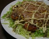レンジでお好み焼き風！作り方4写真