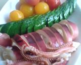 夏野菜とボイルイカの浅漬け作り方1写真