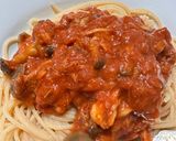 【低脂質】トマトとツナとキノコのパスタ作り方6写真