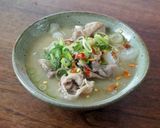 新玉ねぎだけの豚汁作り方7写真