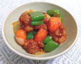 豚こま肉で❢ 酢豚作り方4写真