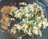 豆苗としらすの卵炒め作り方6写真