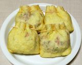 小松菜と豚ひき肉の巾着煮作り方4写真
