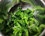 菜の花のアーモンドクランブルあえ作り方3写真