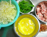 野菜とたまごのお好み焼き風！？作り方1写真
