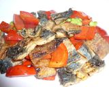 うなぎと枝豆の山椒炒め作り方4写真