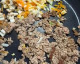 しっかり下味ひき肉のチャーハン作り方5写真