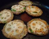 【旨】豚ひき肉と蓮根のピリ辛チヂミ作り方4写真