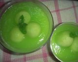 粉ゼラチン（ヨーグルトのメロンがけ）作り方11写真
