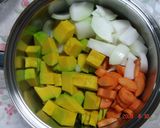 野菜たっぷり✿かぼちゃのスープ作り方2写真