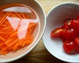 ●オレンジ色 no 野菜ロールサンド●作り方2写真