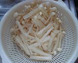水菜と鶏のシンプル炒め作り方3写真