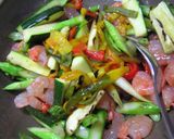 焼き野菜と海老の　トマト酢ジュレ作り方4写真