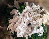 イタリアンパセリとささみの和え物作り方2写真
