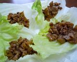 ♪れんこんと挽き肉のレタス包み♪作り方4写真