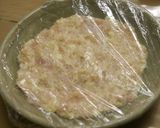 中華風・とりと豆腐の蒸しバーグ作り方3写真