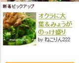 オクラに大葉＆みょうがのっけ盛り作り方9写真