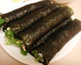 サーモンの変わり細巻き（サラダ巻き風）作り方6写真