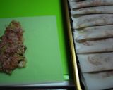 春巻の皮で作る鉄鍋風!?棒餃子作り方3写真