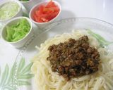 ナス＆豚ミンチヘルシージャージャー麺作り方5写真