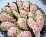 やさしい甘酢でパクパクピーマンの肉詰め作り方4写真