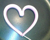 簡単♥かわいいハートの目玉焼き♥作り方4写真
