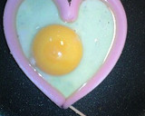 簡単♥かわいいハートの目玉焼き♥作り方5写真