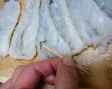 キャベツ半分使ったエビとの炒め物作り方4写真