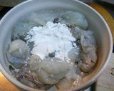 キャベツ半分使ったエビとの炒め物作り方7写真