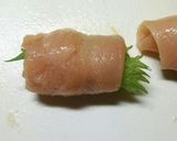 ササミと大葉のマヨチーズロール作り方3写真