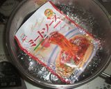 ミートソースうどんののチーズ焼き作り方1写真
