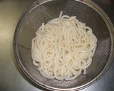 ミートソースうどんののチーズ焼き作り方3写真