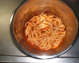 ミートソースうどんののチーズ焼き作り方4写真