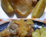 じゃが芋と鶏もも★ハーブソルト焼き作り方3写真