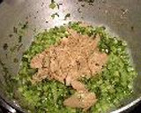 ご飯の供＊大根の葉とツナの炒り煮作り方3写真