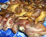 豚の重ね焼きキノコソース作り方6写真