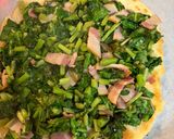 三浦野菜の大根の葉っぱ🍃＆ベーコンピザ🥓作り方2写真