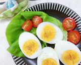 ☆茹で卵に韓国ダシダかけただけ♫美味作り方3写真