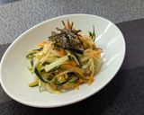 夏野菜ズッキーニの素麺風ナムル作り方4写真
