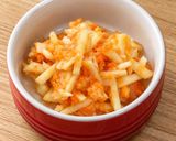 野菜嫌いの子に！りんごの甘〜い人参サラダ作り方7写真