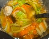 鶏団子のスープ作り方4写真