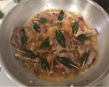 【家庭菜園ハーブ】豚肉サルティンボッカ作り方3写真