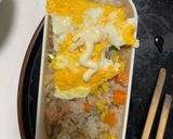 レンジソースチキンカツ味オムライス弁当作り方13写真
