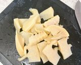たけのことベーコンとカマンのこんがり焼き作り方3写真
